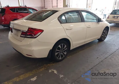 2015 Honda Civic Ex из США, поврежденный, VIN 2HGFB2F81FH523207